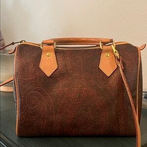 Etro Tan Leather Interior with Brown Label